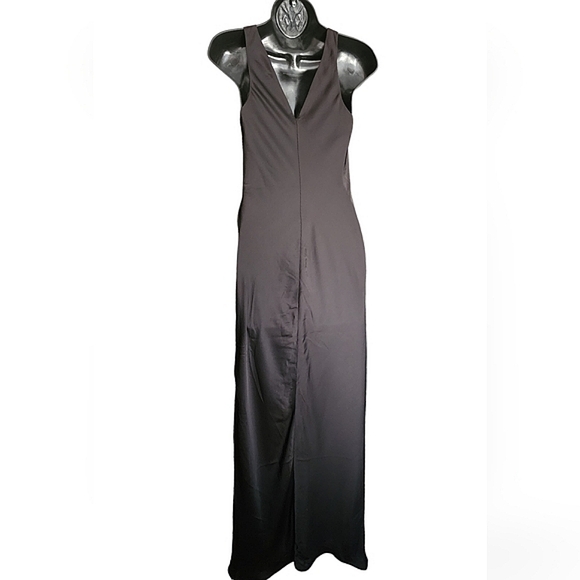 ❤️Express Satin V-Neck Maxi Slip Dress☆ - Picture 3 of 5